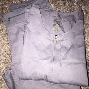 Jaanuu Grey Scrub Set